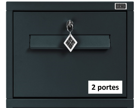 BRAD Boîte aux lettres Pévèle CLE POSTE 2Portes