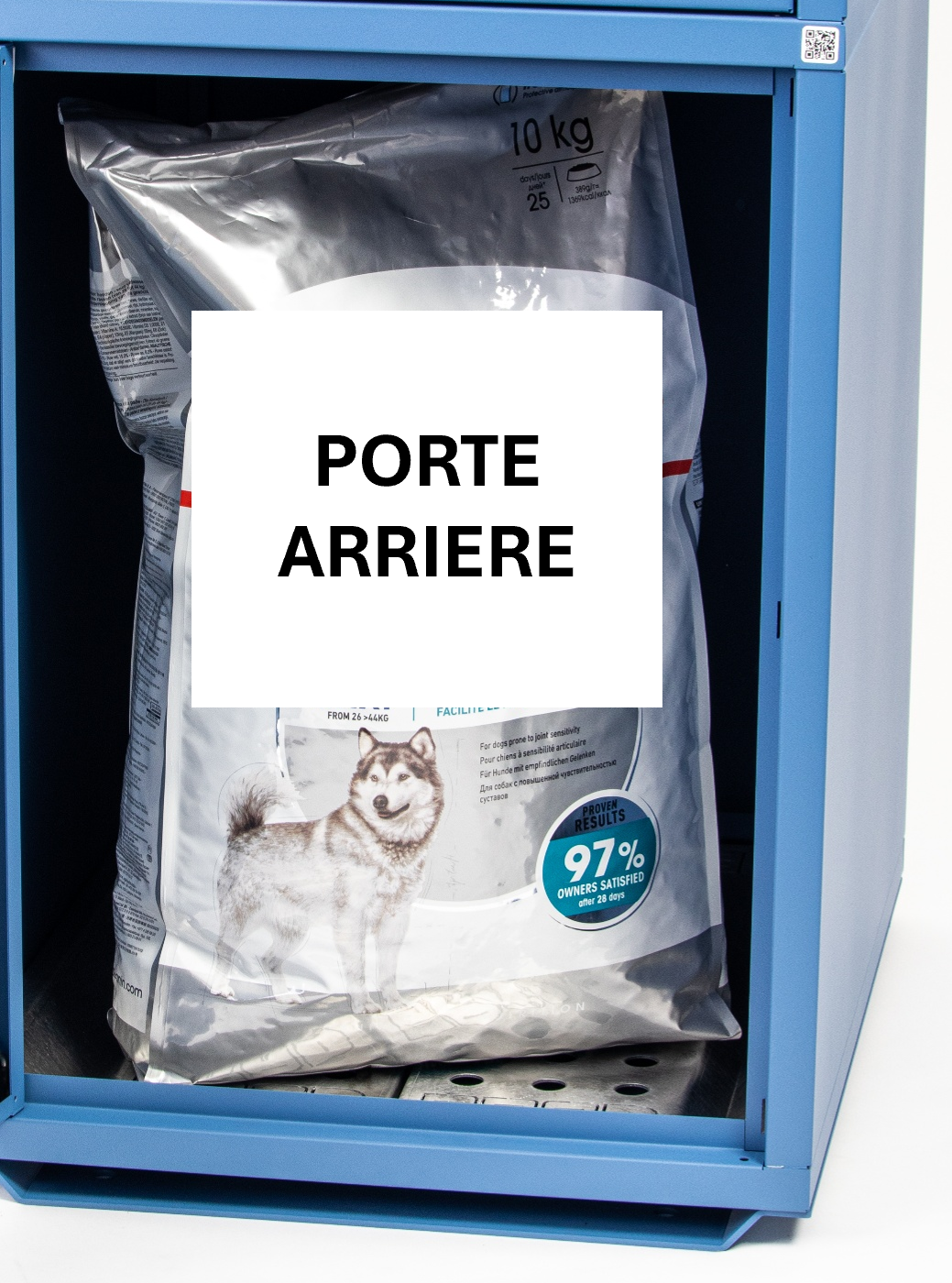 BRAD 21 : Boîte aux lettres et colis sécurisée 2 portes, sur pieds design