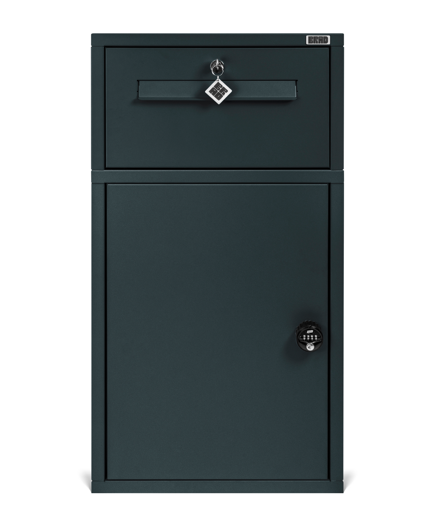 BRAD 6 : Boîte aux lettres clé poste et à colis volumineux code sécurisé, colis volumineux