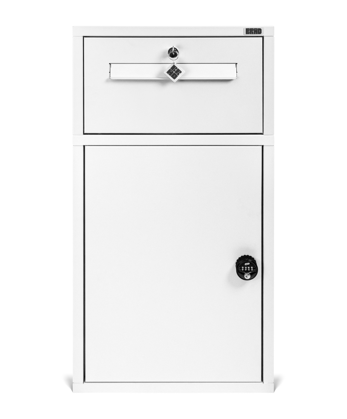 BRAD 6 : Boîte aux lettres clé poste et à colis volumineux code sécurisé, colis volumineux