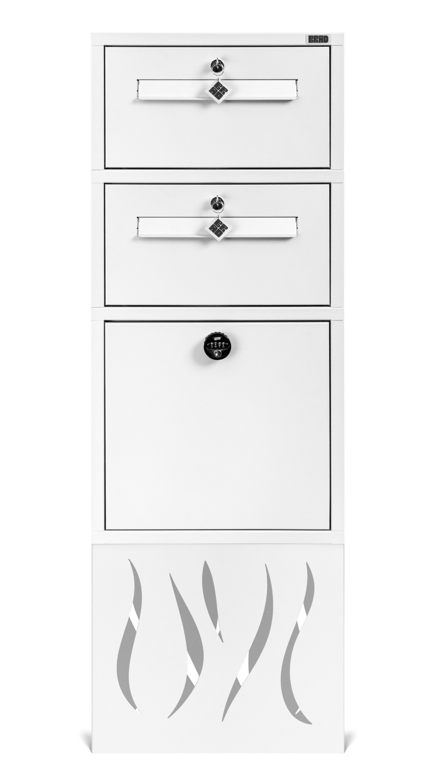 BRAD 25 : Boîte aux lettres clé poste et colis serrure à code sécurisée