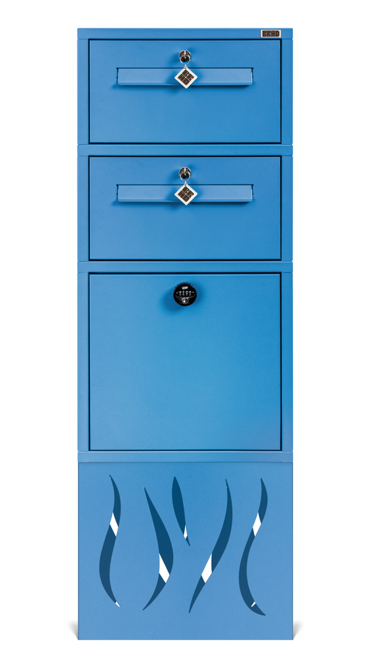 BRAD 25 : Boîte aux lettres clé poste et colis serrure à code sécurisée