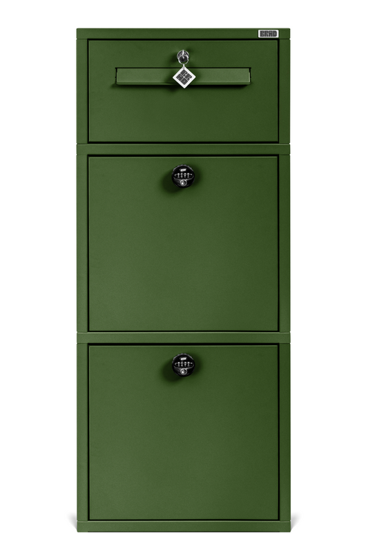 BRAD 12 : Boîte aux lettres clé poste et à colis code sécurisé