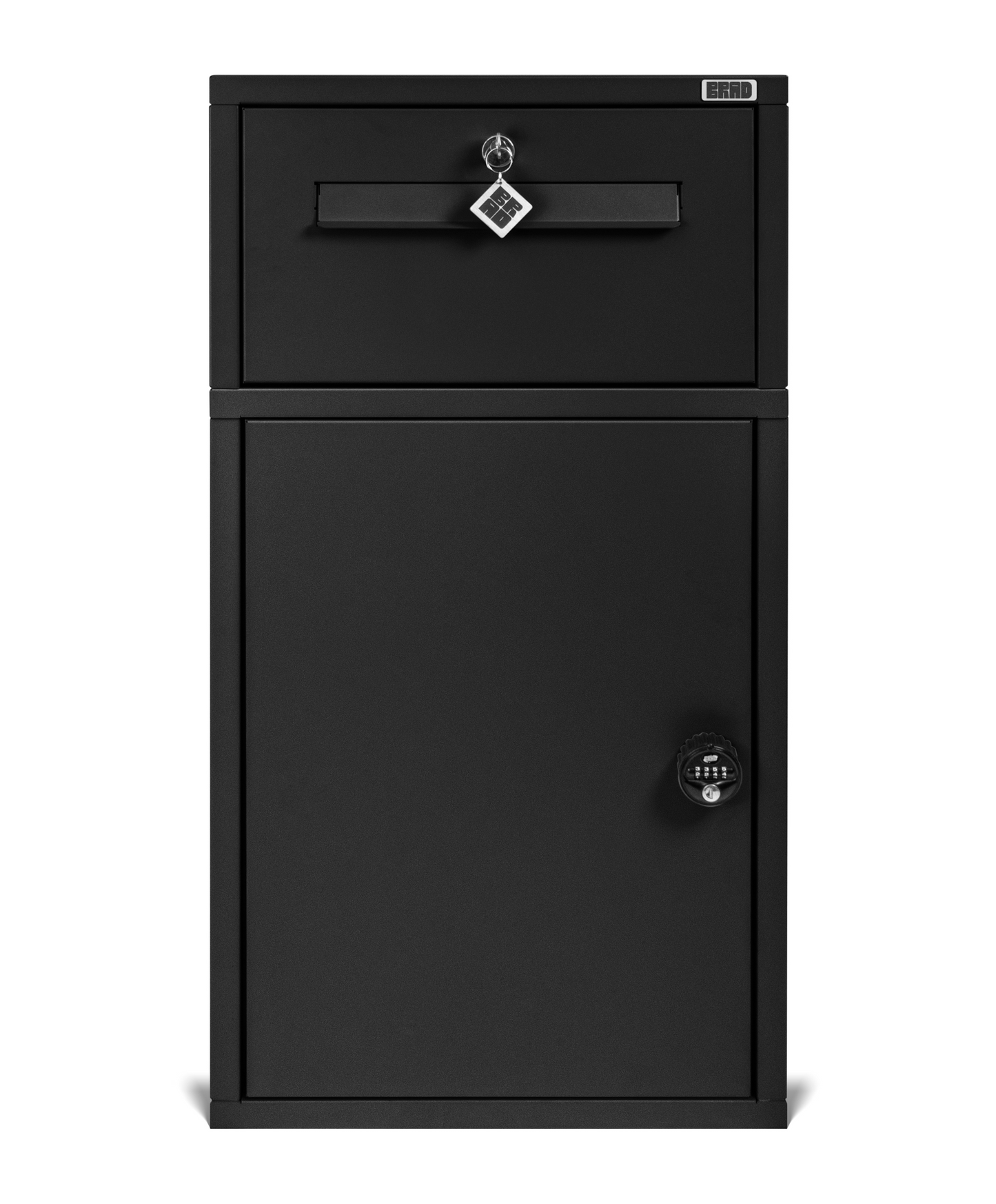 BRAD 6 : Boîte aux lettres clé poste et à colis volumineux code sécurisé, colis volumineux