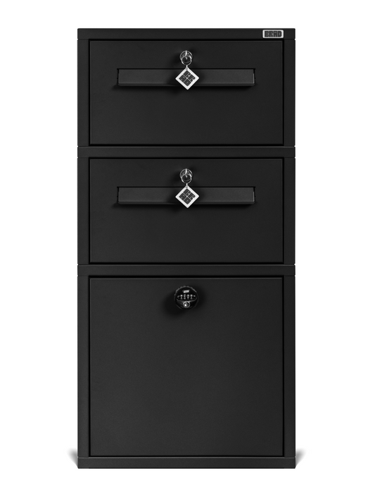 BRAD 11 : Boîte aux lettres clé poste et à colis sécurisée par code secret