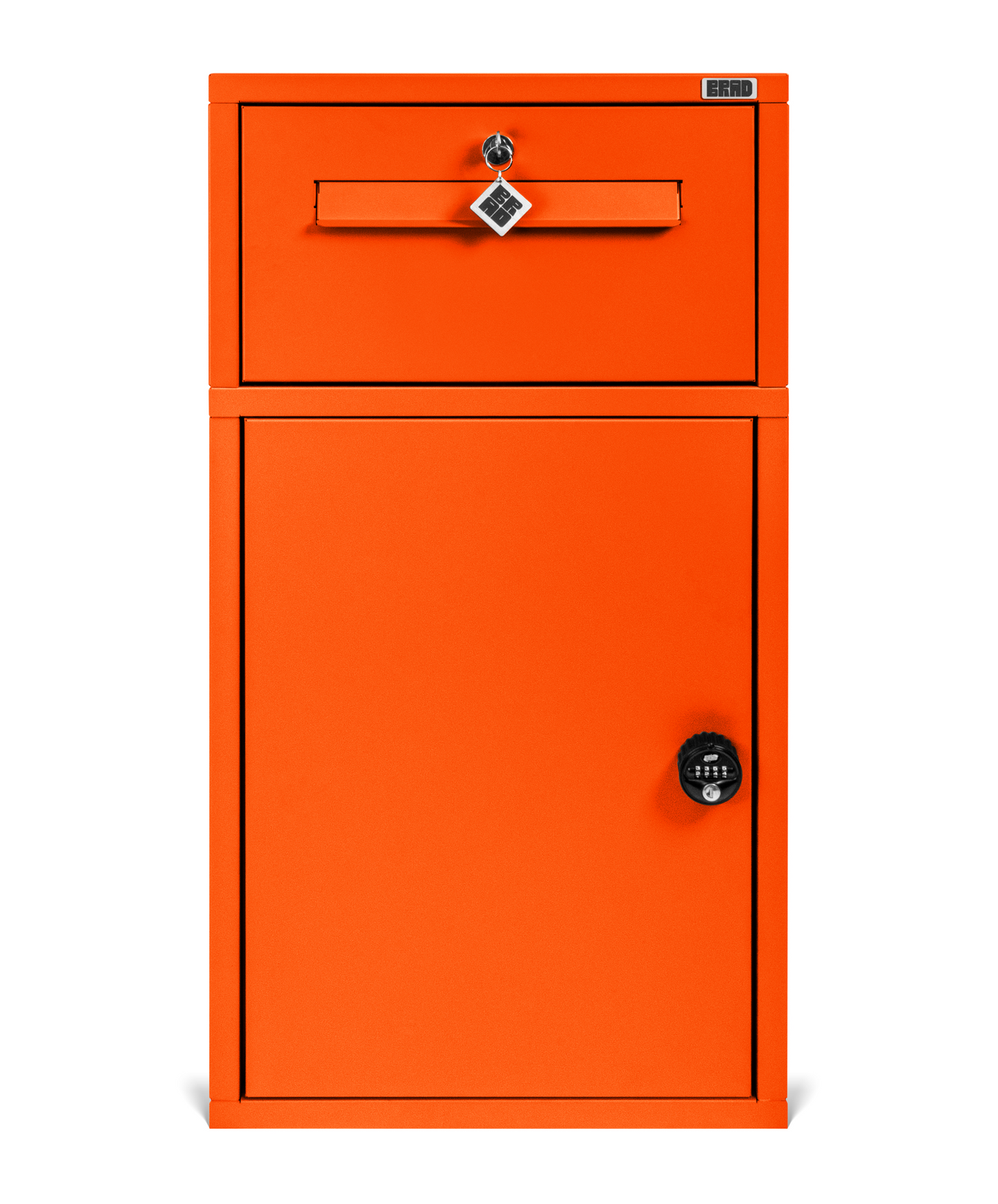 BRAD 6 : Boîte aux lettres clé poste et à colis volumineux code sécurisé, colis volumineux