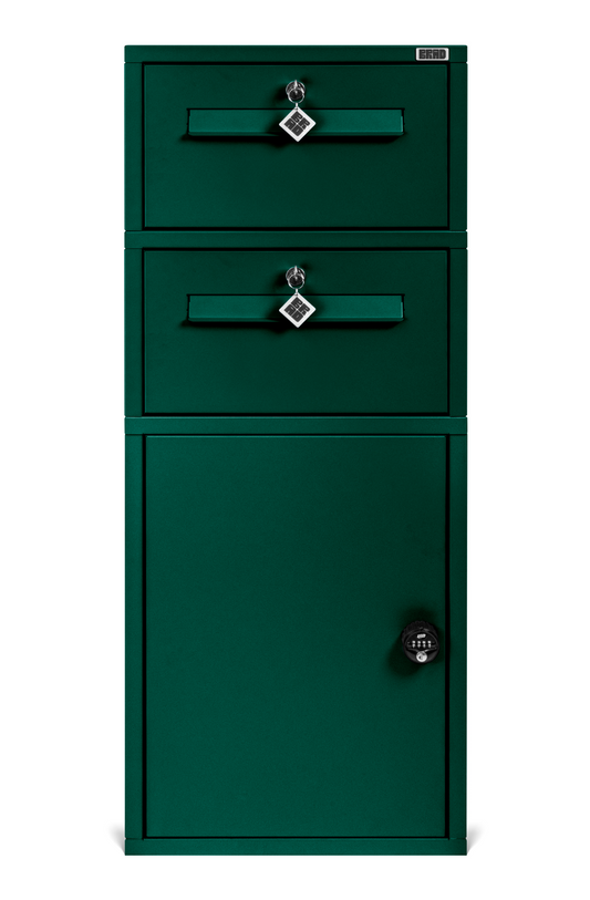 BRAD 13 : Boite aux lettres clé poste et à colis code sécurisé pour les courriers et colis volumineux