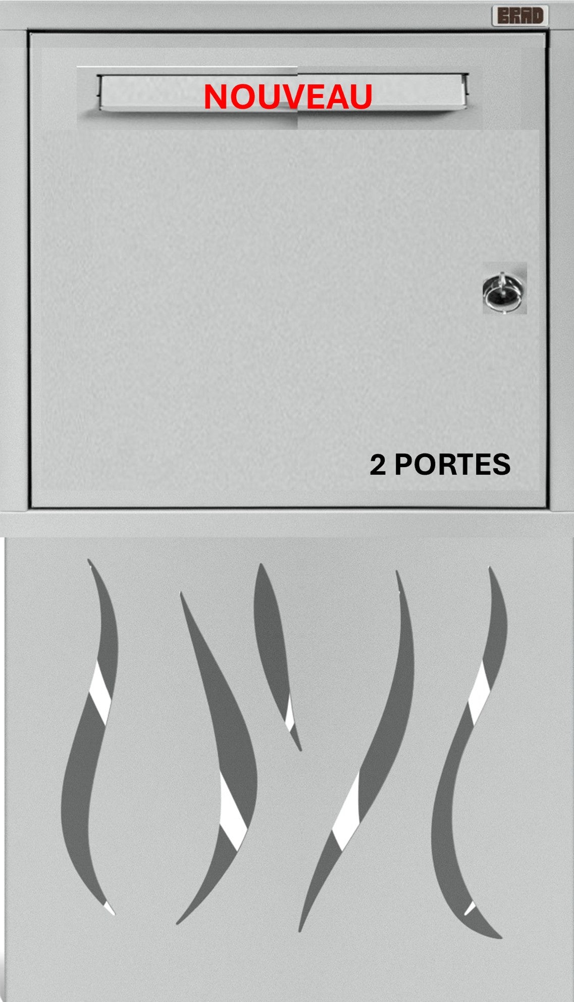 BRAD 2 Excellence La Poste, 2 portes : La boîte aux lettres et colis idéale