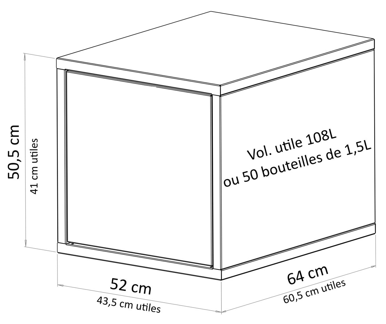 BRAD 2 Excellence La Poste, 1 porte : La boîte aux lettres et colis idéale